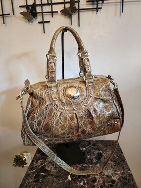 Vintage Y2K House Of Dereon Faux Croc Shoulder Bag